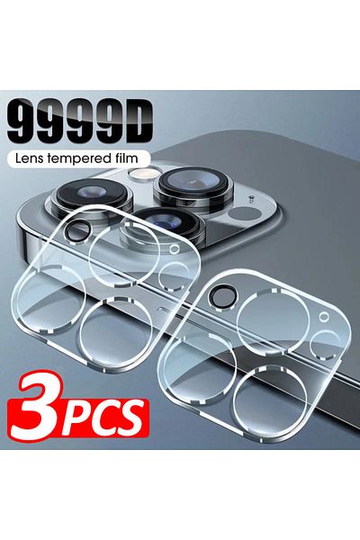 Choice 3pcs Camera Glass iPhone 13 Mini 3pcs Camera Lens Protector For iPhone 16 15 14 13 12 11 Pro Max Len