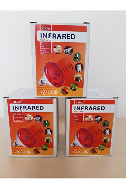 TNYVET Kızılötesi Isıtıcı Lamba Ampul / 3 Adet