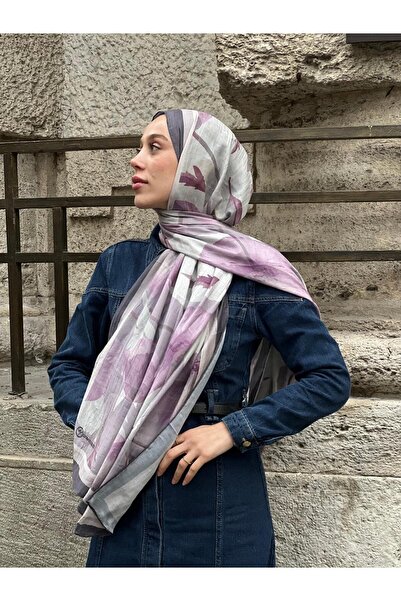 Modakaşmir Gelincik Desen Bambu Şal