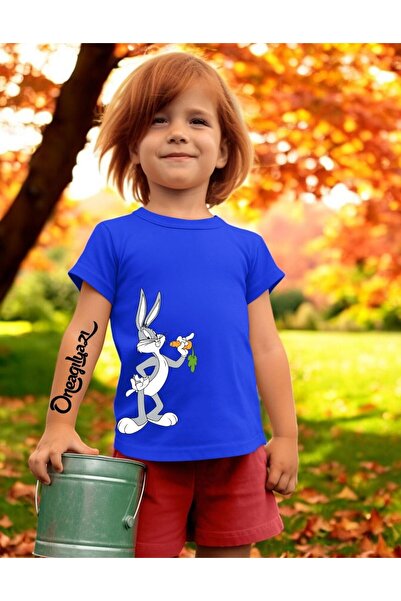 oneagılyazı Футболка для дівчинки з принтом Bugs Bunny