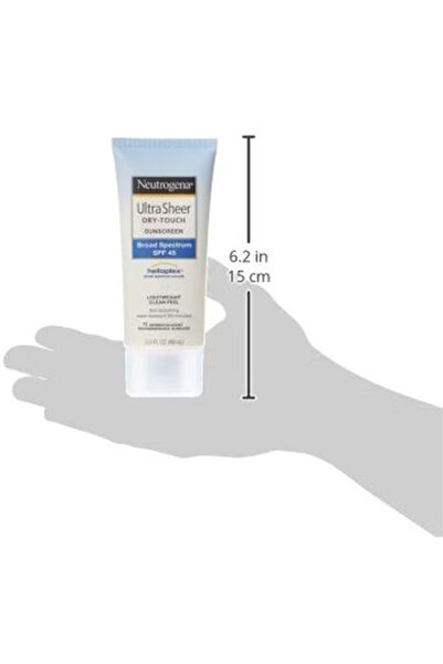 Neutrogena واقي شمسي فائق النعومة بعامل حماية من أشعة الشمس SPF 45 أبيض، 3 أونصة سائلة