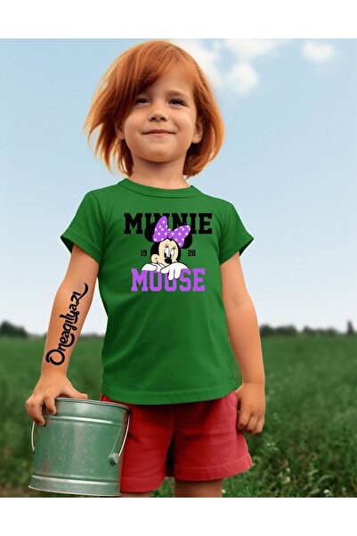 oneagılyazı Tricou supradimensionat pentru fete cu imprimeu Mick Mause