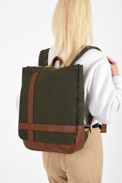 H&D COLLECTİON Σακίδιο πλάτης από καμβά - Ιδανικό για καθημερινά και σχολικά 419