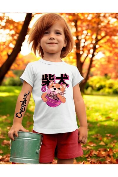 oneagılyazı Χαριτωμένο μπλουζάκι για κορίτσια με στάμπα ζώων