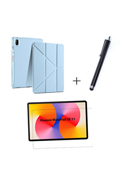 İncisoft Huawei Matepad SE 11 inç 2024 Uyumlu Kalem Bölmeli Tablet Kılıf + Ek...