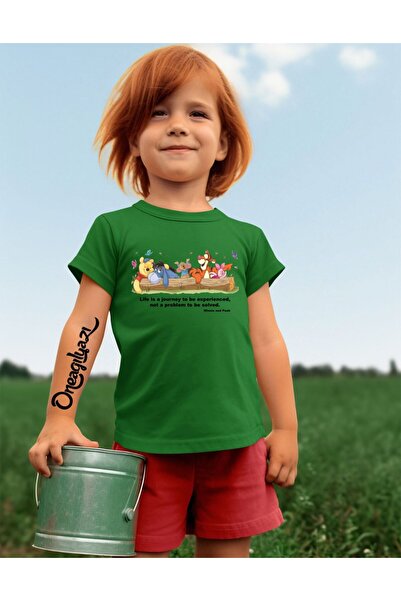 oneagılyazı Tricou supradimensionat pentru fetiță cu imprimeu Winnie Pooh