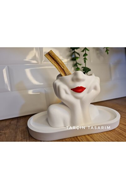 Genel Markalar Lady Palo Santo Tütsülük,Arınma Tütsülük,Tütsü Kabı (HANDMADE)