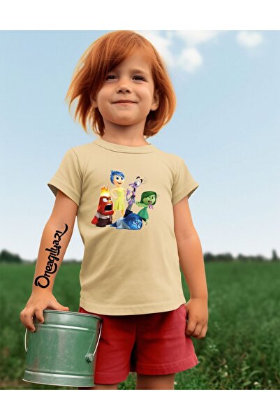 oneagılyazı Tricou supradimensionat pentru fetiță cu imprimeu cu fața inversă