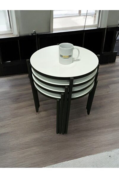 EDMONDA EV AKSESUAR ASYA 4LÜ ZİGON SEHPA SERVİS SEHPASI