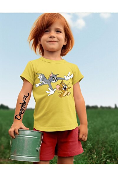 oneagılyazı Štampano Devojka Oversize kroj T-shirt
