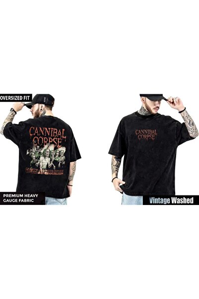 Lucky Boy Tricou supradimensionat Cannibal Corpse lavabil