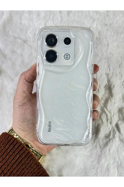 Vip Case Redmi Note 13 Pro 4g - حافظة Conn مريحة وأنيقة وعصرية مع واقي كاميرا بإطار مموج