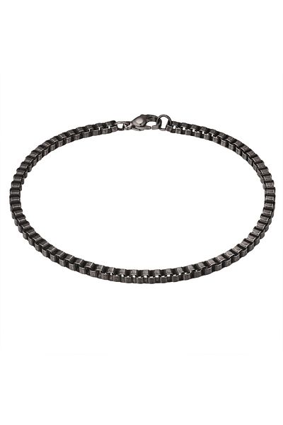 True Rebels Edelstahlarmband Armband Edelstahl gunmetal