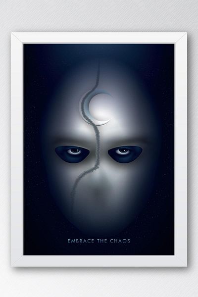 Saturn Pictură înrămată Moon Knight - Moon Knight Marvel Series Poster Painting