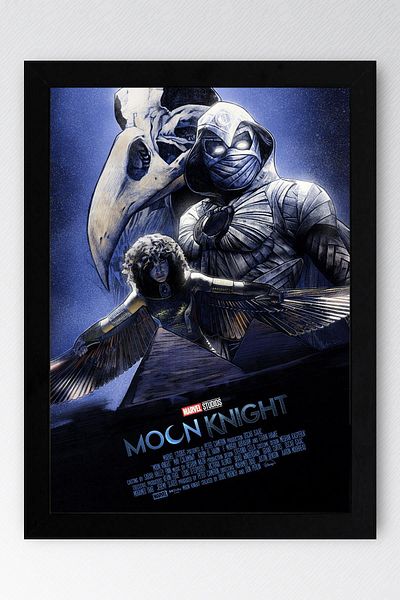 Saturn Pictură înrămată Moon Knight - Moon Knight Marvel Series Poster Painting