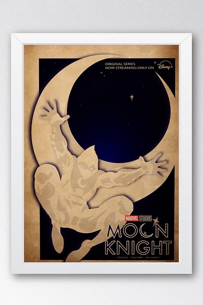 Saturn Pictură înrămată Moon Knight - Moon Knight Marvel Series Poster Painting