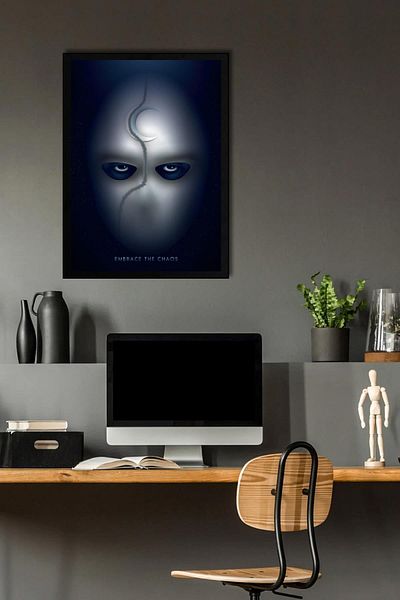 Saturn Pictură înrămată Moon Knight - Moon Knight Marvel Series Poster Painting