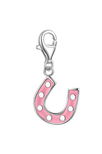 Rafaela Donata Silbercharm Charm Sterling Silber Emaille rosa