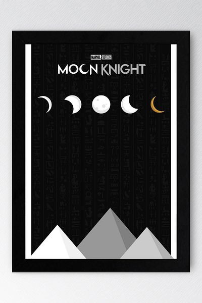 Saturn Pictură înrămată Moon Knight - Moon Knight Marvel Series Poster Painting