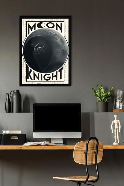 Saturn Pictură înrămată Moon Knight - Moon Knight Marvel Series Poster Painting