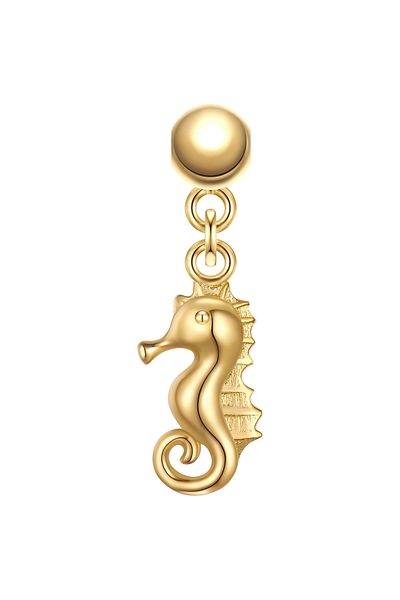 Glanzstücke München Silbercharm Charm Sterling Silber gelbgold