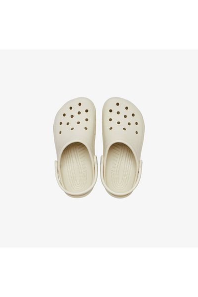 Crocs Classic Clog Kids Cream Slippers