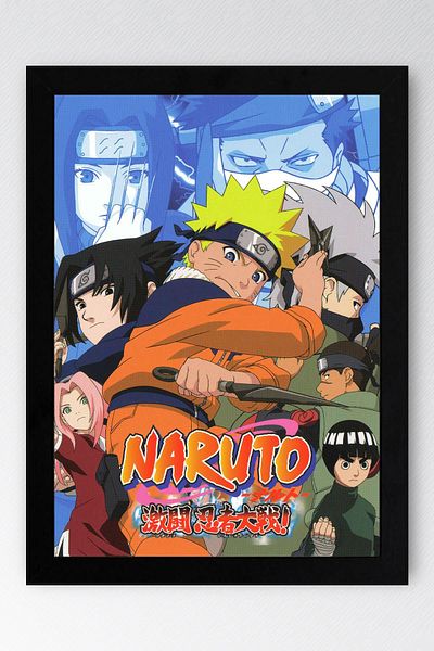 Saturn Naruto Framed Painting - Naruto Manga Anime Poster Painting