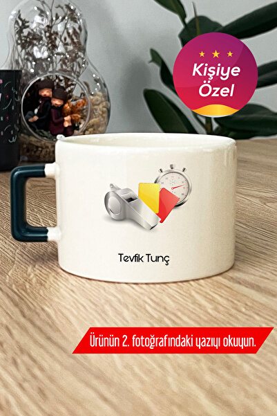 Hedizu Kişiye Özel Hakem Lüks Fincan Koyu Yeşil  B7İ B1T