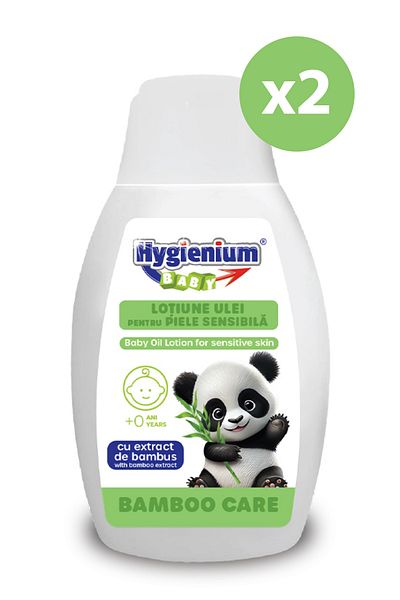 Hygienium LOTIUNE CU ULEI DE BAMBUS PIELE SENSIBILE 300ML * 2