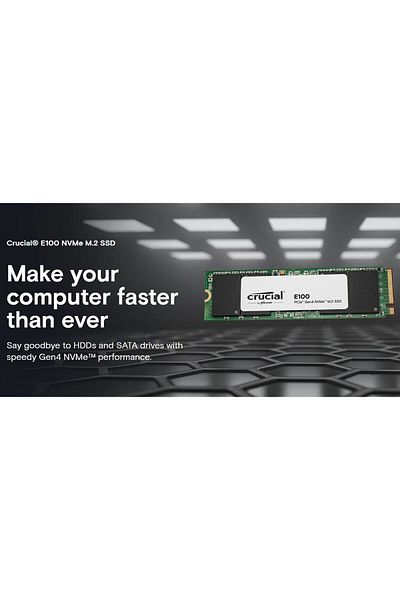 Crucial SSD Crucial E100 1TB PCI Express 4.0 x4 M.2 2280