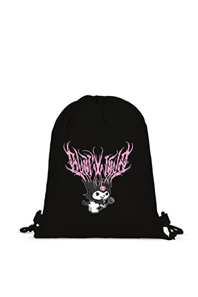 Boom town Black Cloth Backpack
