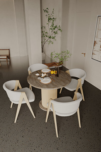 moka park avm YUVARLAK MUTFAK MASASI YEMEK MASASI