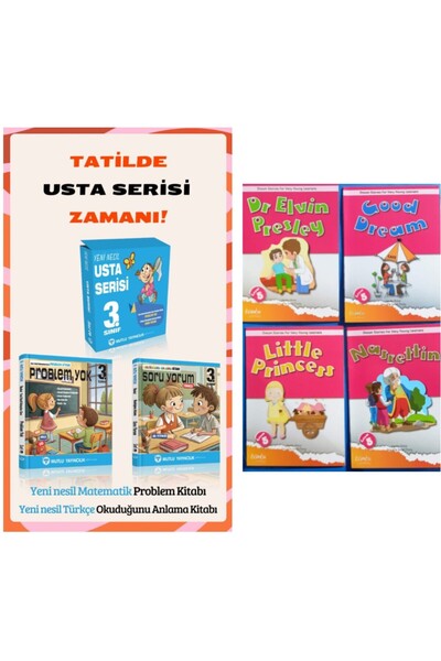 Mutlu Yayıncılık Yeni Ürün Yeni Nesil Usta Serisi 3. Sınıf Takım /