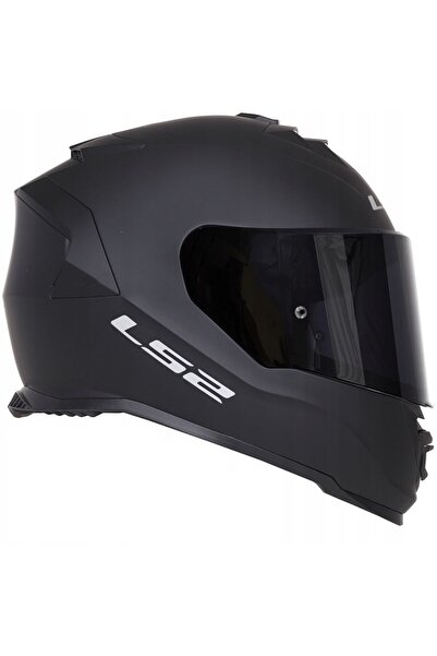 LS2 Storm 2 Mat Siyah Kapalı Motosiklet Kaskı Siyah Camlı