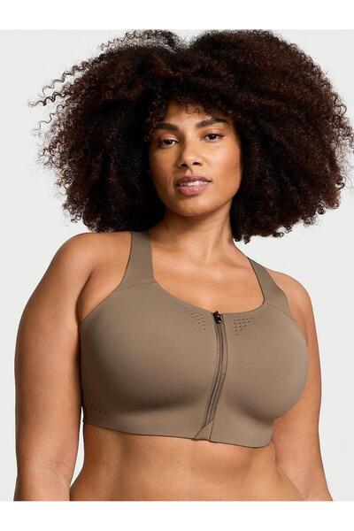 Victoria's Secret Yeni Stil! Featherweight Max Önden Fermuarlı Sporcu Sütyeni