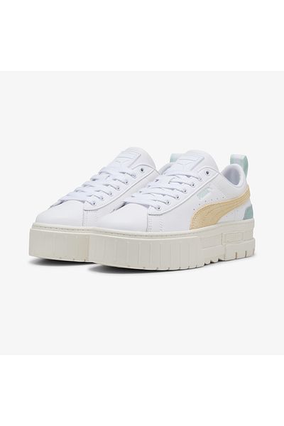 Puma Mayze Lth Wn S Women's White Sneakers