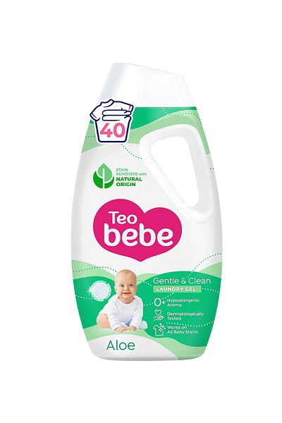 Teo BEBE LIQUID DETERGENT Gentle & Clean Aloe(Green), 1.8L