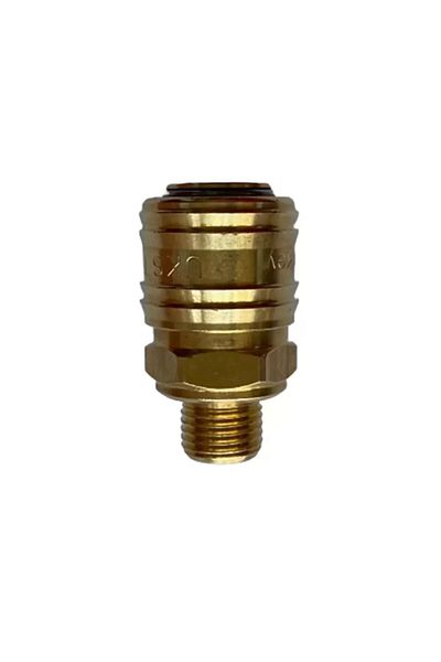 Astra Market PNEUMATIC YELLOW AUTOMATIC RECORD ( STOPER T26 SERIAL JACK MALE BODY 1/4 ) (Lisinya)