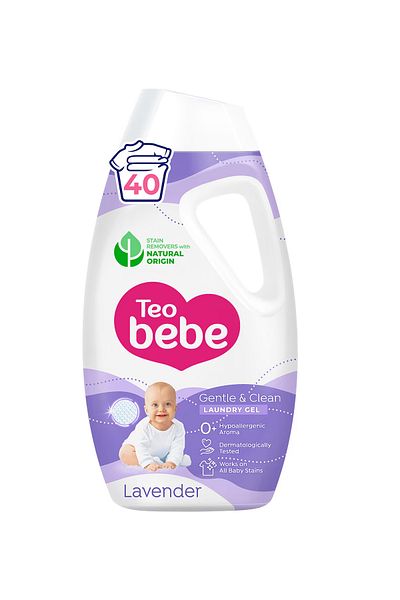 Teo BEBE LIQUID DETERGENT Gentle & Clean Lavender (Purple), 1.8L