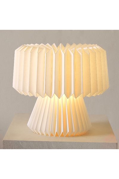 Home Box Tasha Table Lamp with Paper Shade - 25x25 cm