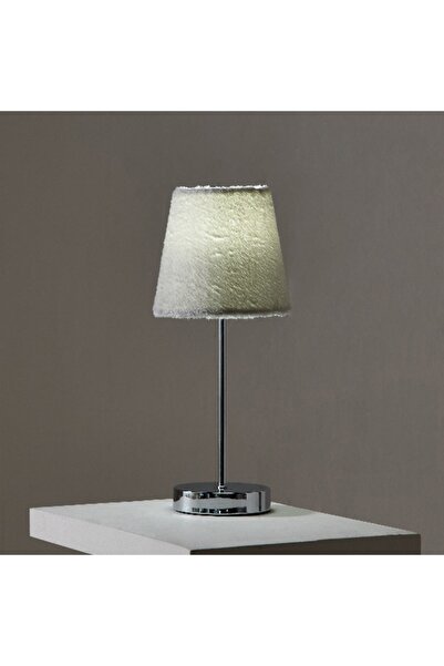 Home Box Sega Touch Lamp with Fabric Shade - 16x16x40 cm