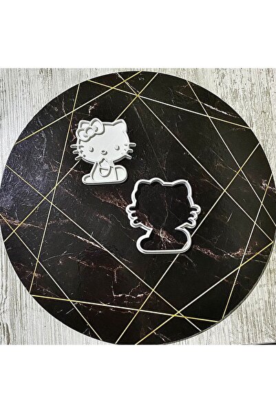 Günyan Store Hello Kitty Kurabiye Kalıbı Hamur Şekillendirici/ Kesici