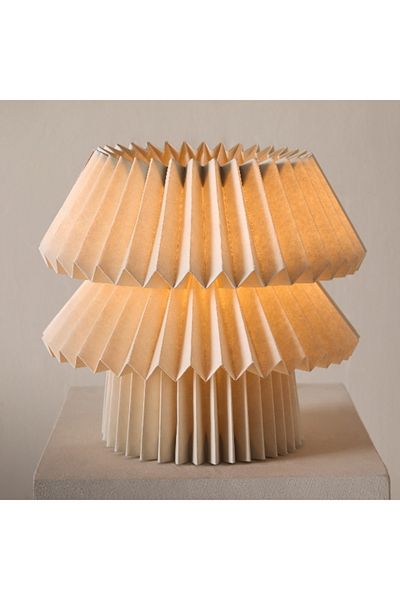 Home Box Tasha E27 Table Lamp with Paper Shade - 30.5x31 cm