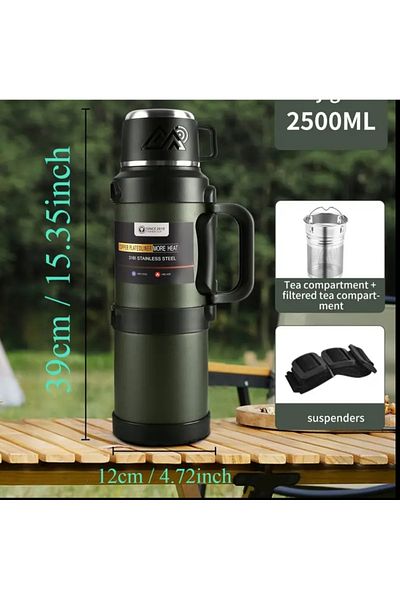 Travel Pto Thermos Perfect for Outdoor Activities, Hiking, Camping and Travel