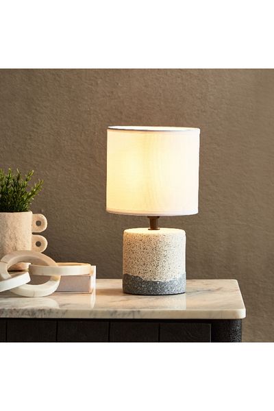 Home Box Caspian Cement Lamp - 15x15x27.5 cm