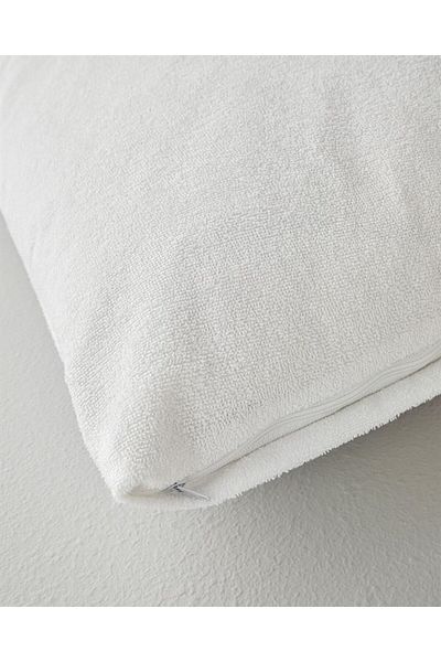 GİNETEKS 4 bucăți 50x70 cm fețe de pernă din bumbac cu fermoar ascuns și rezistente la lichide
