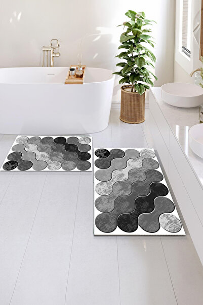 elyar αντιολισθητικό χαλάκι μπάνιου με σόλα με κουκκίδες που πλένεται