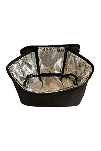 Outdoor One Pocket Black Thermal Bag