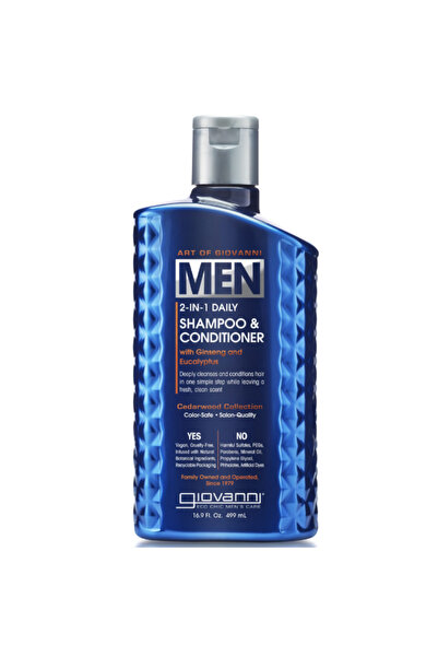 Giovanni شامبو وبلسم 2 في 1 للرجال 499 مل