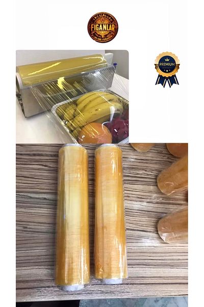 figanlar ambalaj 300Mx30Cm 8Micron Food Stretch Film - 3 Pcs